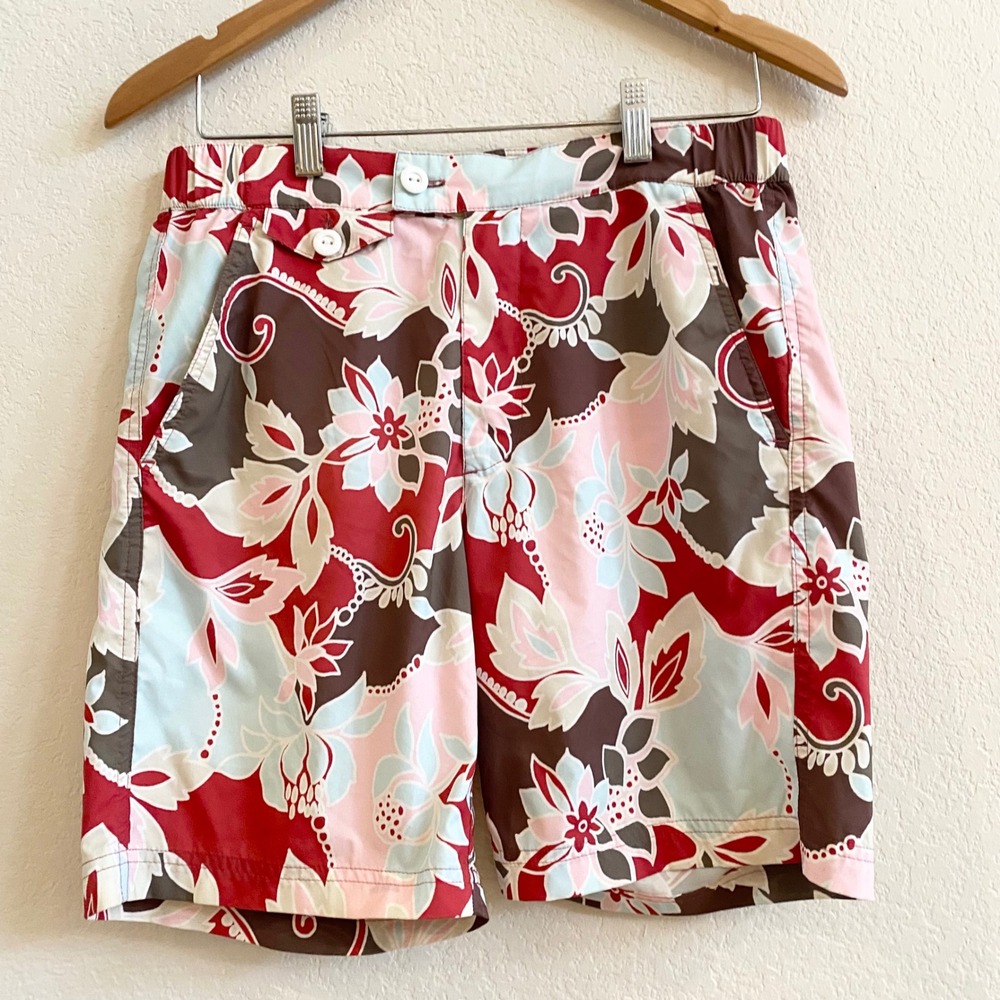 Brooks Brothers Mens Floral Swim Trunks Shorts Board Shorts Size‎ S